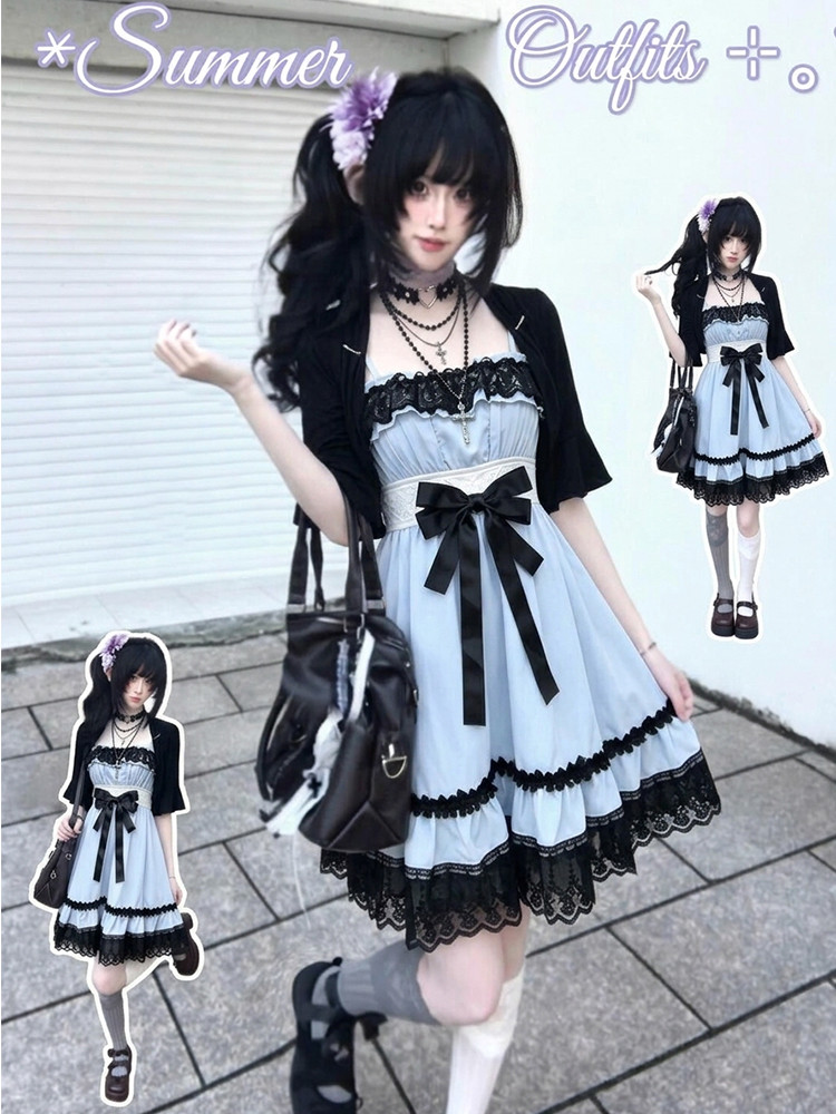 Fly Line - Dolce Lolita giapponese Abito a due