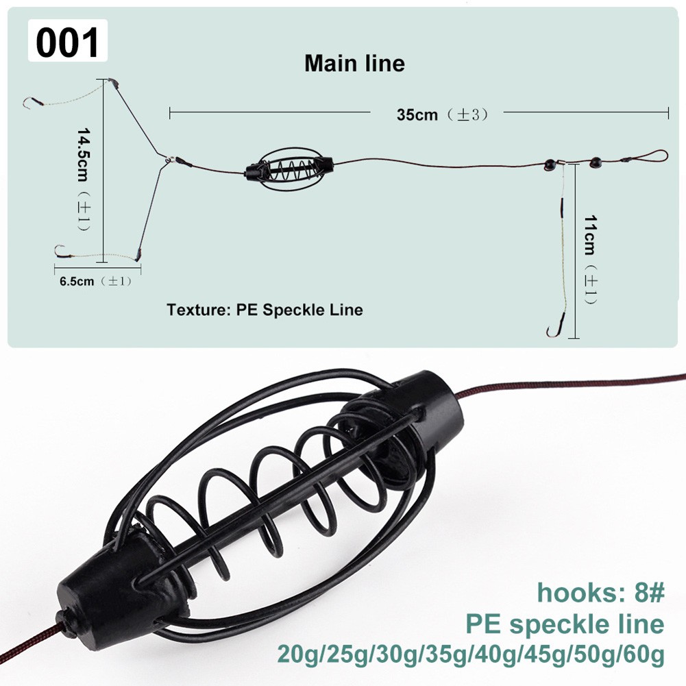 1PCS Pesca Alla Carpa Feeder E - Monofilament Line recensione e prezzo